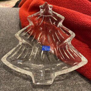 Vintage Christmas Tree Dish